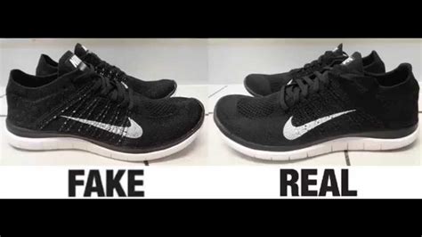 nike free run original vs fake|are knockoff nikes genuine.